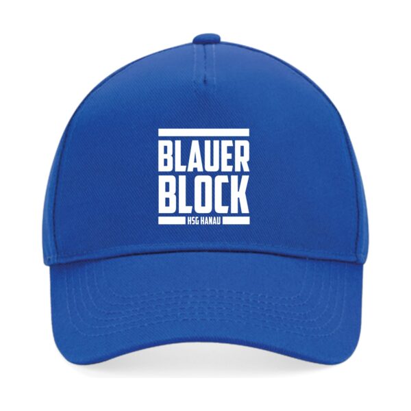 HSG Hanau Basecap &bdquo;Blauer Block&ldquo; in Royal, Vorderseite