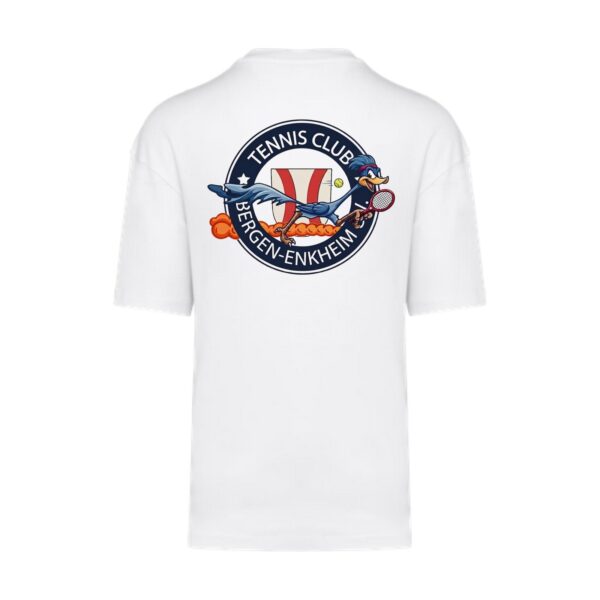 Rückseite des ENKI Shirts U8/U10 mit großem Vereinswappen