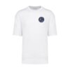 Weißes ENKI Shirt der U12/U15 mit Vereinswappen auf der Brust