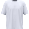 Oversized Shirt WM-Shirt 2027 in Weiß, Vorderseite mit NOMT-Schriftzug